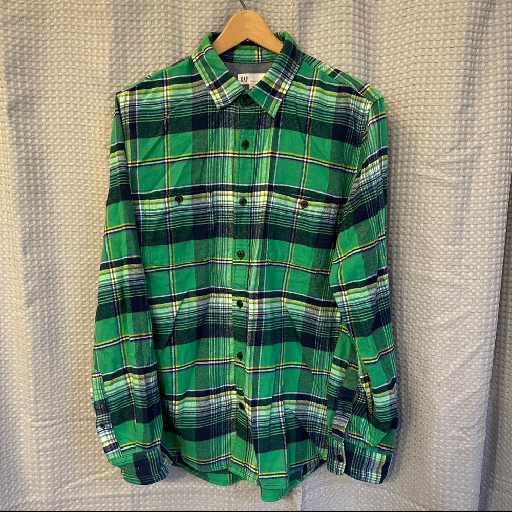 St. Patrick’s Day Gap Flannel